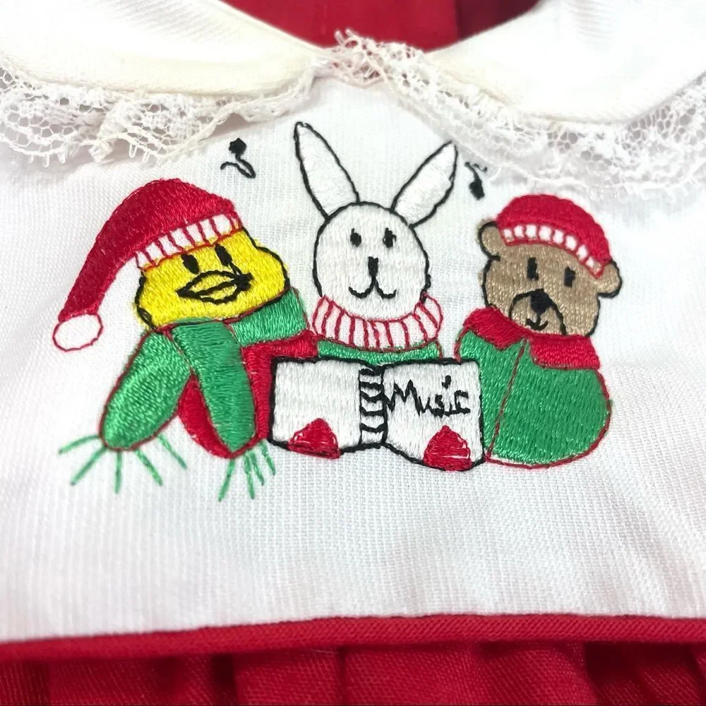 Vintage Red Christmas Outfit